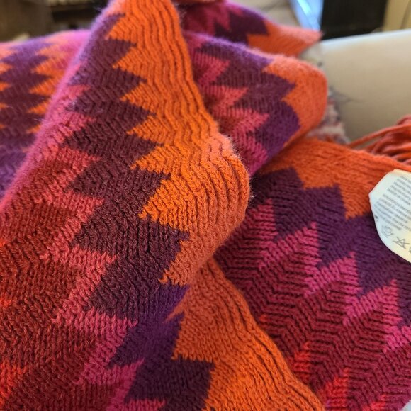 Fine knit throw blanket - Picture 4 of 5